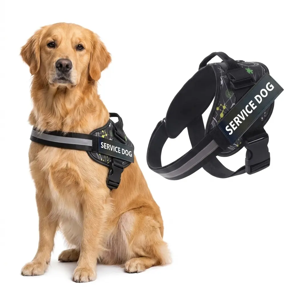 Dog Vest Harness - Easy-to-Fit No-Pull Design, Safe & Secure, Chafe-Resistant Lightweight Adjustable Straps, Comfortable for All Dogs