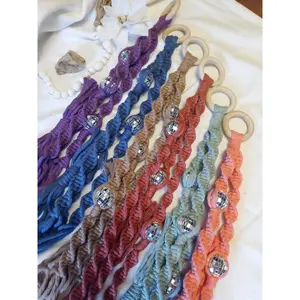 Handmade Macrame Disco Ball Plant Hangers, Plant Hanger, Macrame Wall Hanging