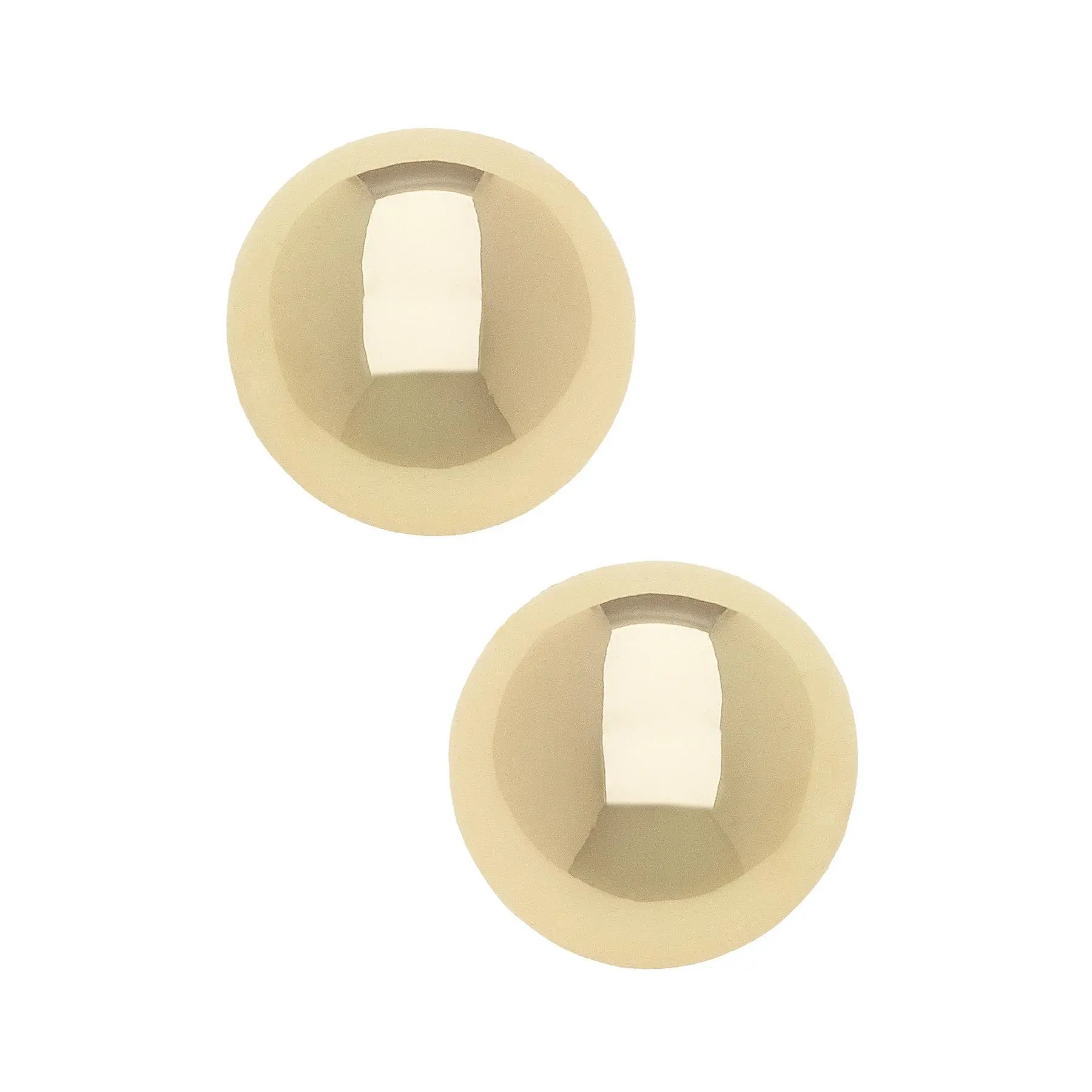 Hailey Stud Earrings in Shiny Gold
