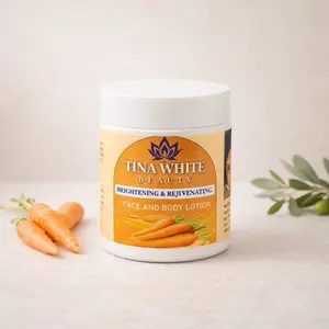 Tina White Beauty & Rejuvenating Face and Body Lotion for Radiant Skin Care Hydrating Nourishing Clarifying