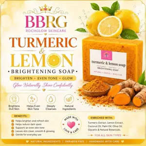 Beautybyrochglow turmeric soap