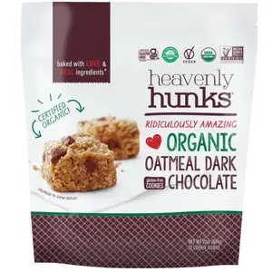 Heavenly Hunks Organic Oatmeal Dark Chocolate Cookies, 22 oz snack