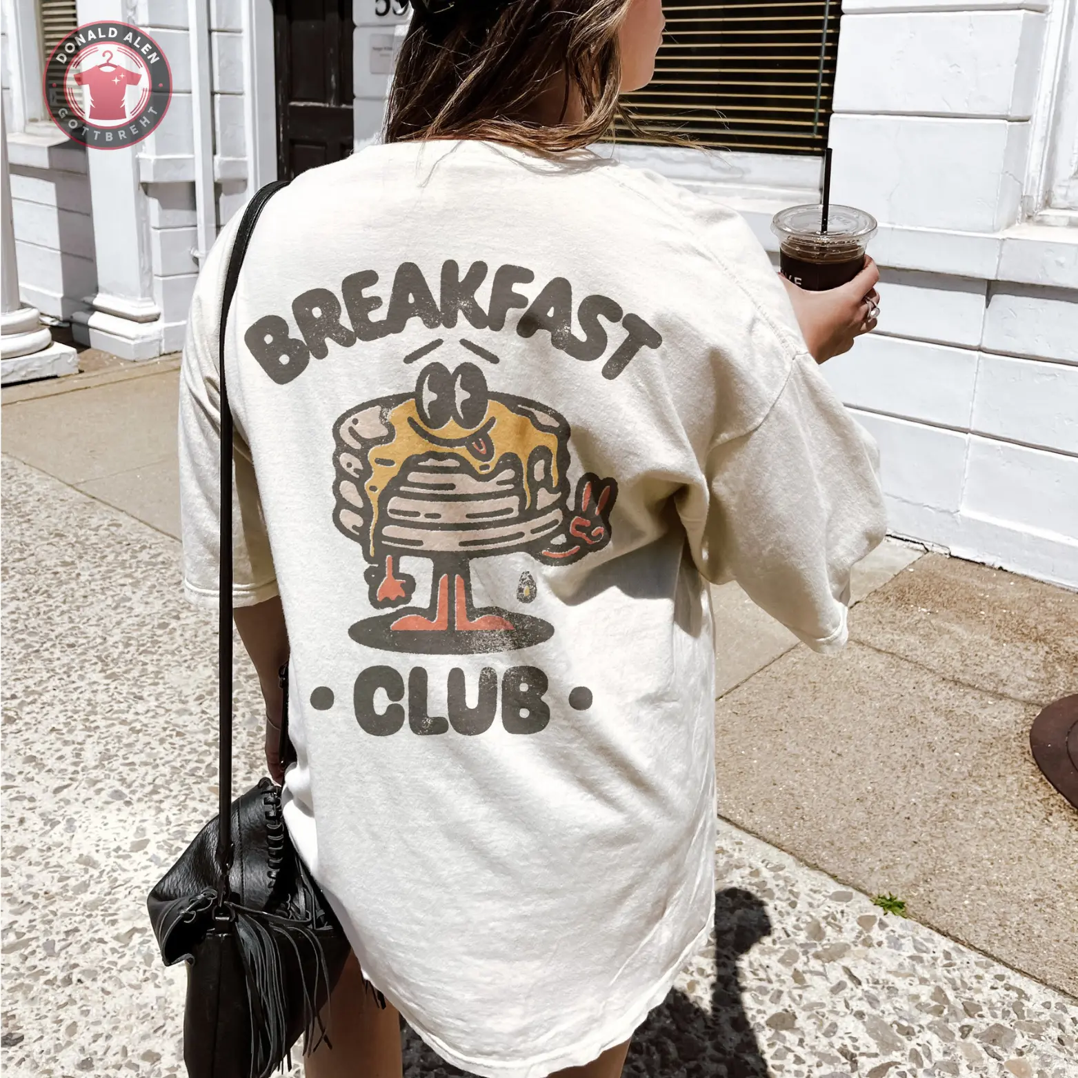 Breakfast Club T-Shirt, Funny Pancake Graphic Tee, Food Lover Shirt, Vintage Food Graphic Tee, Unisex Casual Shirt