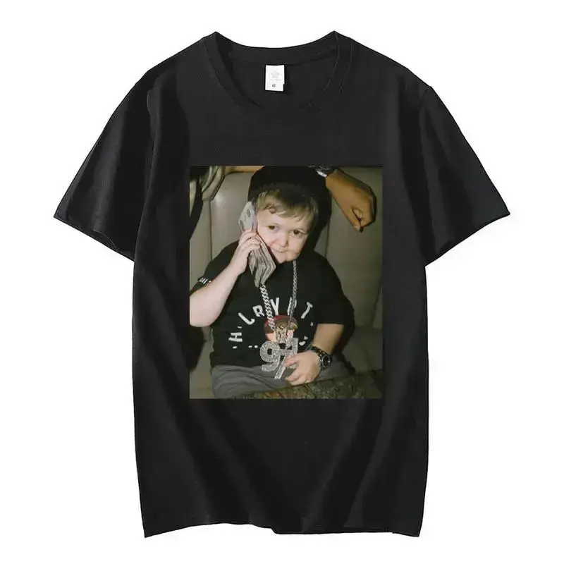 Hasbulla fighting T-shirt mini khib blogger graphic T-shirts men women high quality oversized tee shirt streetwear #   915006, Adult funny T-shirt, Gift for Woman and Man