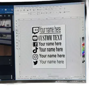 User Decals to Get Your Name Exposed - Custom Text Design for Personalization vinyl decal
