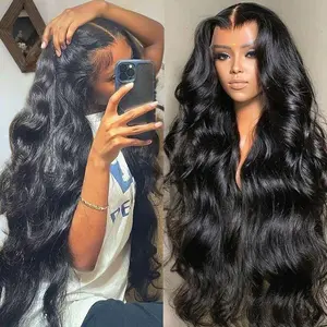 Bling Hair 30 32 Inch 13x6 Body Wave Lace Front Wigs Human Hair 180% Density 13x4 Lace Front Wigs Pre Plucked For Black Women