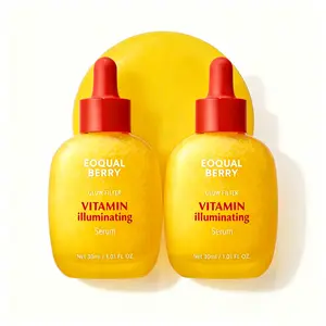 EQQUALBERRY Vitamin Illuminating Serum -BrighteningVitamin C Serum with NiacinamideIStrengthensskin barrierl Hydrates using Ceramide