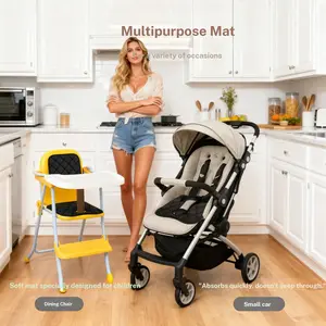 Seat Pad Absorbent Waterproof Baby Stroller Cushion Soft Skin-Friendly, Breathable Car Seat Mat for Strollers and High Chairs