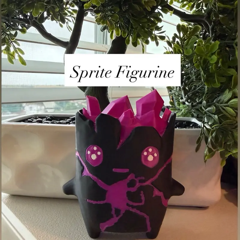 Sprite Figurine | 5inch 3D Printed Collectible for Fans Sprite Figurine | 5inch 3D Printed Collectible for Fans