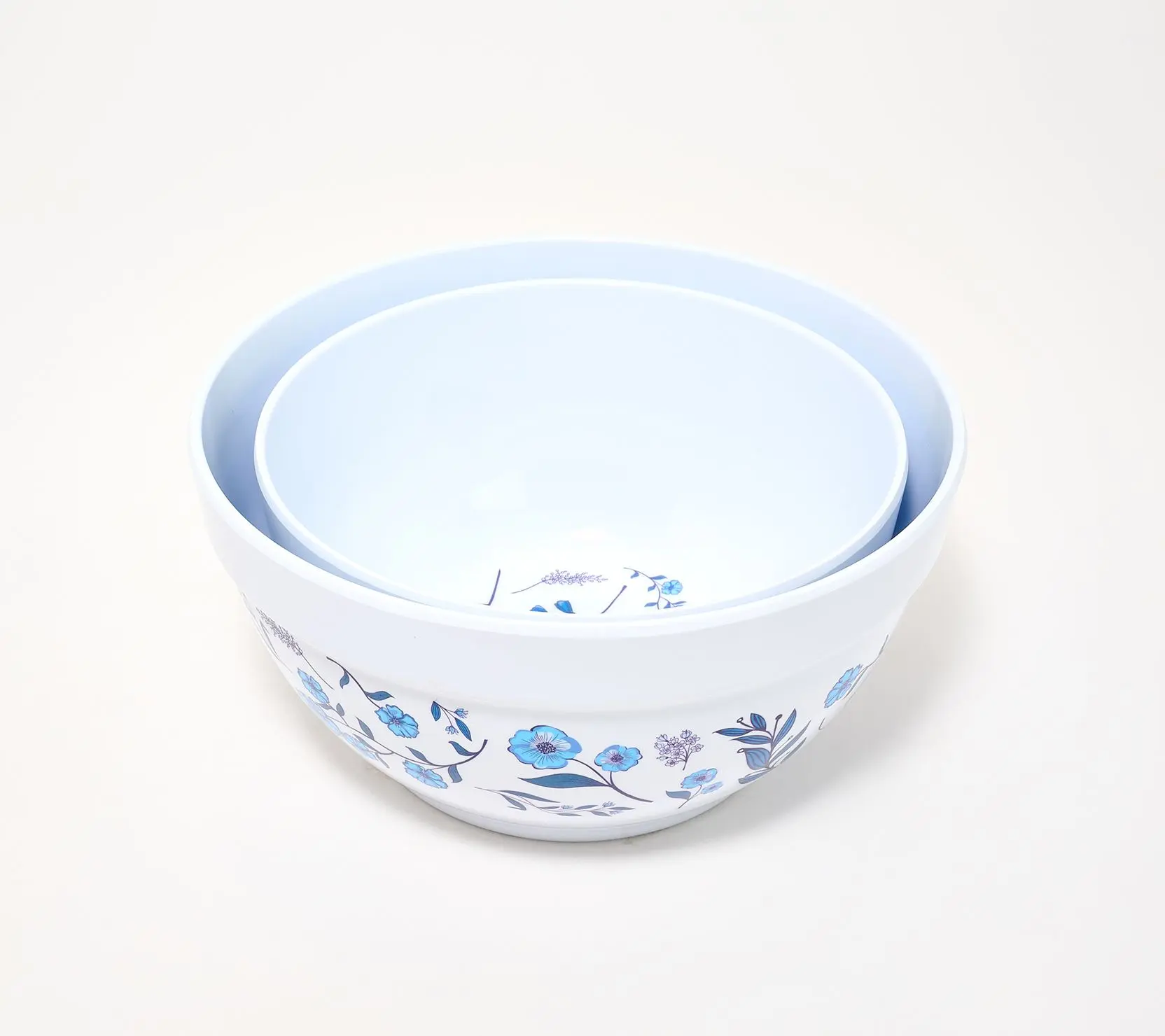 Temp-tations Set of 2 Nesting Melamine Bowls