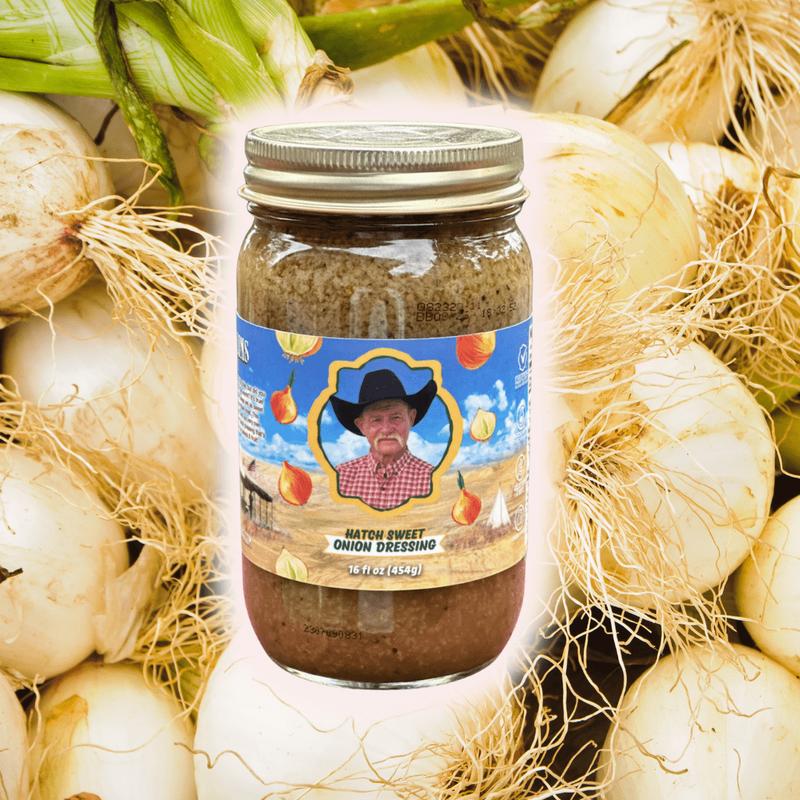 Kent Rollins Hatch Sweet Onion Dressing 16 fl oz Gluten Free Dairy Free with Avocado Oil for Salads & Marinate