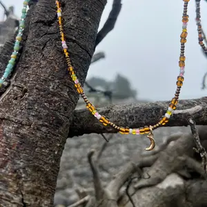 Sandy moon necklace