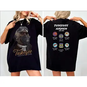 Tuskegee American Heroes T-Shirt Men's Streetwear Top with Graphic Design, Tuskegee Shirt, Classic Styles, Never Go Out of