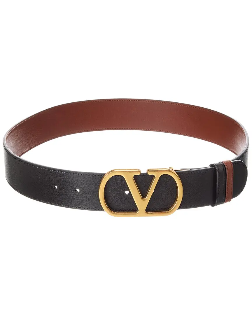 Valentino VLogo Signature Reversible Leather Belt