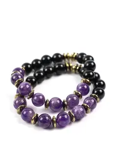 Amethyst Bracelet “Large Beads”
