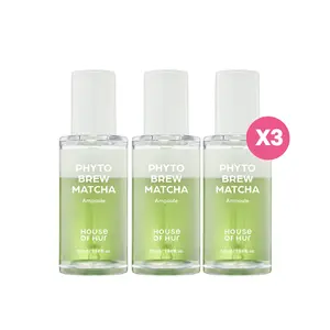 House of Hur Matcha Calming Ampoule Trio | Korean Skincare for Glass Skin Glow
