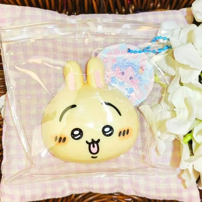 Chiikawa Hachiware Usagi Pinch and rebound decompression toy with creamy mud feel and affordable gift
