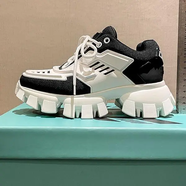 top quality luxury Mesh surface chunky streetwear shoes designer high street thick sole robot shoes for men and women
