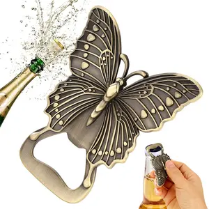1 Butterfly Shaped Bottle Opener, Bottle Cap Opener, Multi-functional Bottle Opener For Beer, Soda And Beverage, Portable Bottle Opener For Outdoor Camping, Fishing, Picnicking, Household Kitchen, Restaurant, Bar, Party Ktv Essential Tool