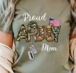 The hottest gifts for mom Custom Proud Army Family Mom Dad Brother Shirts, Personalized Army Dad Shirt, USA Army Family Outfits, Military Family Gift #giftformom