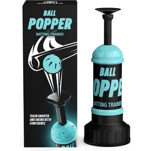 Ball Popper – Reinforced Tee Ball Popper, Durable Design, No Battery – Pop Up Baseball Trainer for Timing & Accuracy Batting Practice (to Be Used with Practice Wiffle Balls, Balls Not Included)