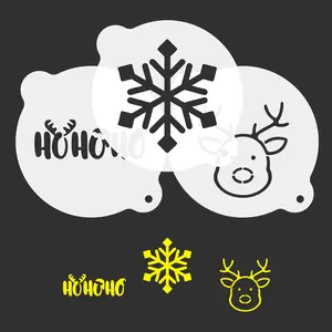 Christmas Coffee Stencils