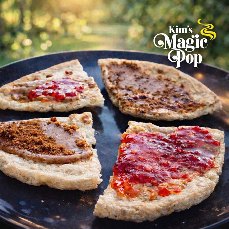 Kim's Magic Pop Cinnamon Flavor 12-Pack: Freshly Popped Crunchy Rice ...