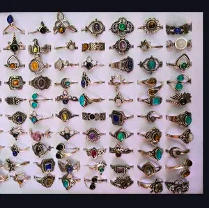 Natural Stone Rings - Small Size Fashion Accessory for Daily Wear Crystal