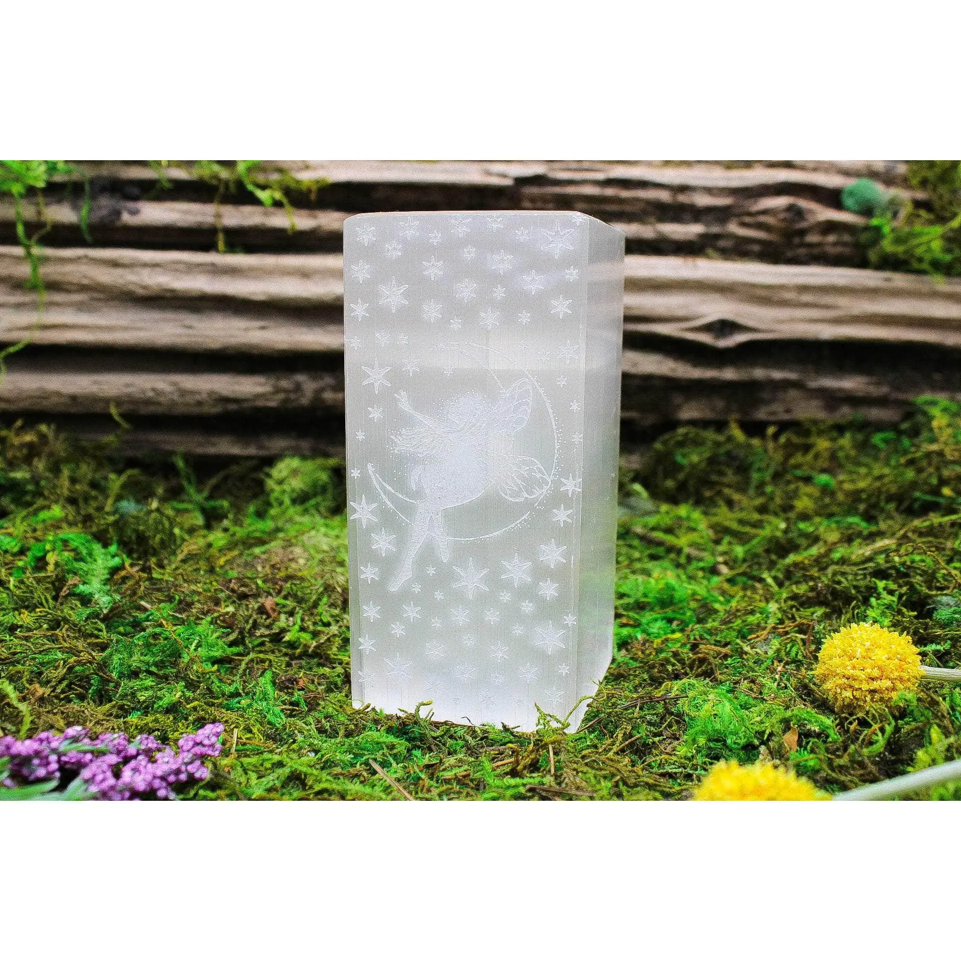 Selenite Lamp 6 Inches Tall - Perfect for Home Lighting