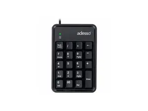 Adesso Easytouch 600UB Keypad - Cable Connectivity - Compact - USB Interface - 19 Key(s) - Windows 7, Mac OS - PC, Mac - Cherry MX Red Keyswitch