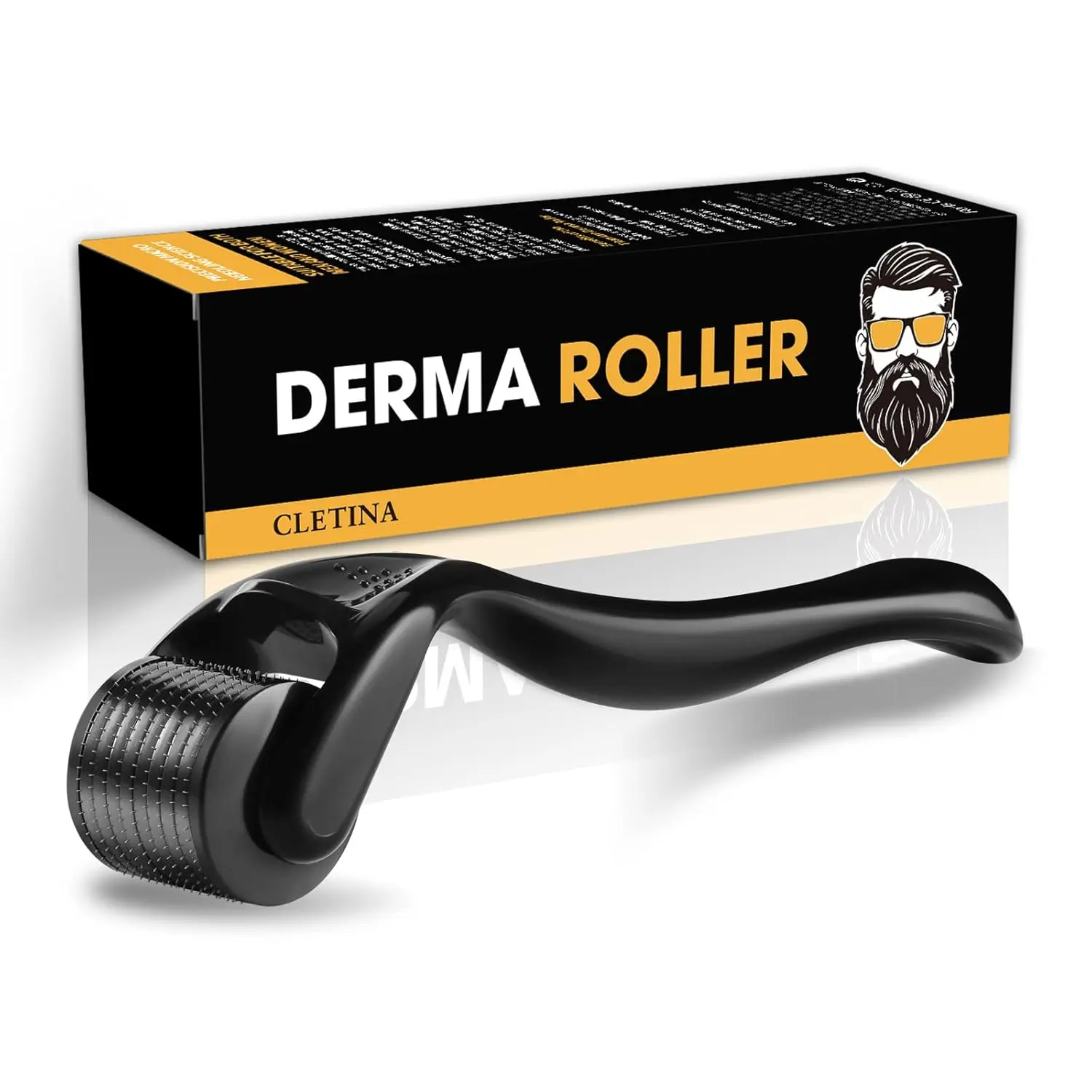 540 Titanium Derma Roller 0.25mm - Microneedle Micro Needle Roller for Men and Women Home Use - Microneedling Roller Microneedle Skin Care Tool A7