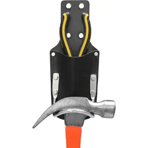 Hammer Holder,Hammer Holder for Belt,Tool Holder Pliers Holster  Holster, Hammer Holster Made with  and Heavy-Duty Steel,for Construction Electrician Carpentry Garden Pruning.