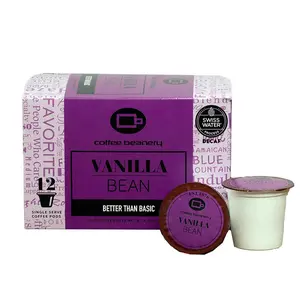 Vanilla Bean Flavored Decaf Coffee Pods