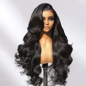 【Upgraded Drawstring】Wavymy Wear Go C-Part 7x5 Bye-Bye Knots Wig Quick Glueless & HD Lace Pre Cut Body Wave Invisible Knots With Invisi Drawstring With Baby Hair 250% Density