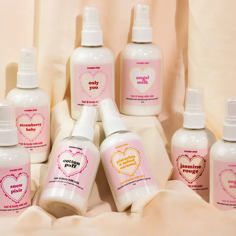 Milky Body Spray, Hydrating Hair and Body Mist for Scent Layering, Choose Your Signature Scent, Alcohol-Free Fragrances, 4 oz, Gourmand Scent, Vanilla Body Care