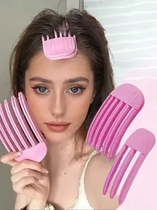 2026 New Model Pink Hair Clips, Hair Styling Tool for Women & Girls, Ponytail Claw Clip, Scalp Massage Comb To Lift Root and Boost Volume, Front Bangs Styling Tool, Natural Lift Hair Shaper
