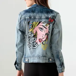 Art Pop Denim Jacket