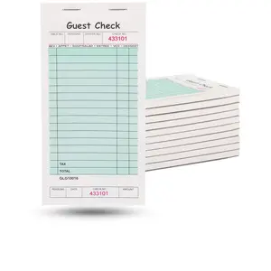 BOGO 10-Pack of 50 Page Guest Checks for Professional Restaurants | Guest Checks Books for Servers | Server Note Pads | Guest Checks Pads - 7" x 3.6"