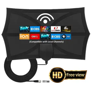 2026 New Antenna for Smart TV,Strong Signal Reception,Supports 1080P 4K,Ultra HD Indoor Long Range High-Quality Signal for Home Entertainment,Accept all free Channels,Easy Install