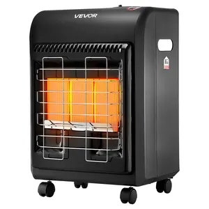 VEVOR Propane Heater,  6000 to 18000 BTU Propane Cabinet Heater with 3 Modes Temp Settings & Tip-over Protection, Garage Radiator Heat up to 450 Sq.Ft, for Camping,Garage, Patio,Indoor/Outdoor