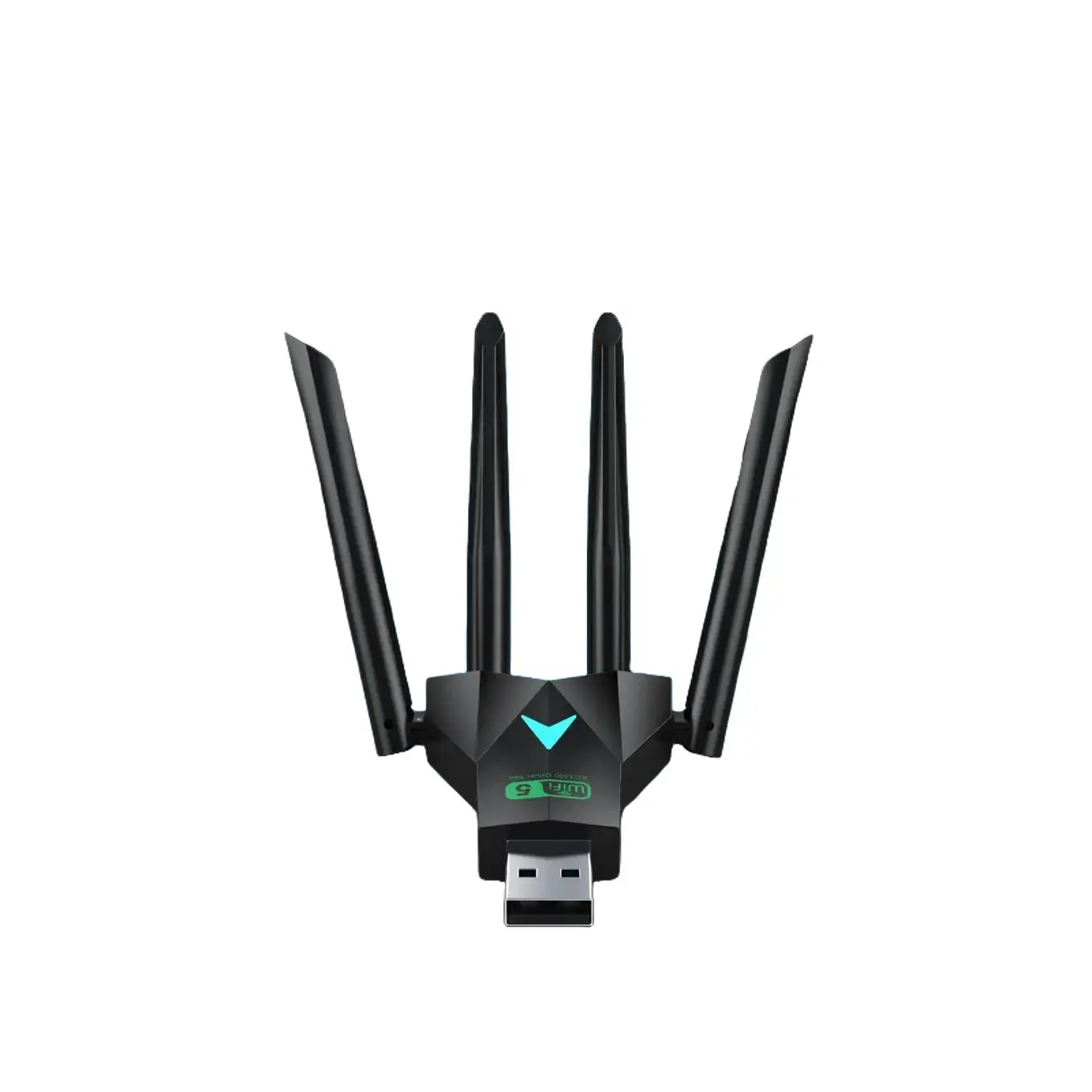 1x1300Mbps Dual Band High-Speed WiFi USB 3.0 Adapter, 2.4G/5Ghz 802.11AC 4-Antenna Wireless Receiver, Driver-Free for PC/Laptop, Compatible with Nest Mini Bluetooth Speaker (Water-Resistant Speaker Phone Function), None, 1X1300mbps Wifi Usb Adapter, 4-Ant
