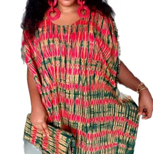 Multiple color Adire is a vibrant, hand-dyed textile that blends traditional African artistry with modern creativity. Rooted in Yoruba culture, this fabric showcases a mix of bold, rich colors and intricate patterns created through resist-dye techniques.