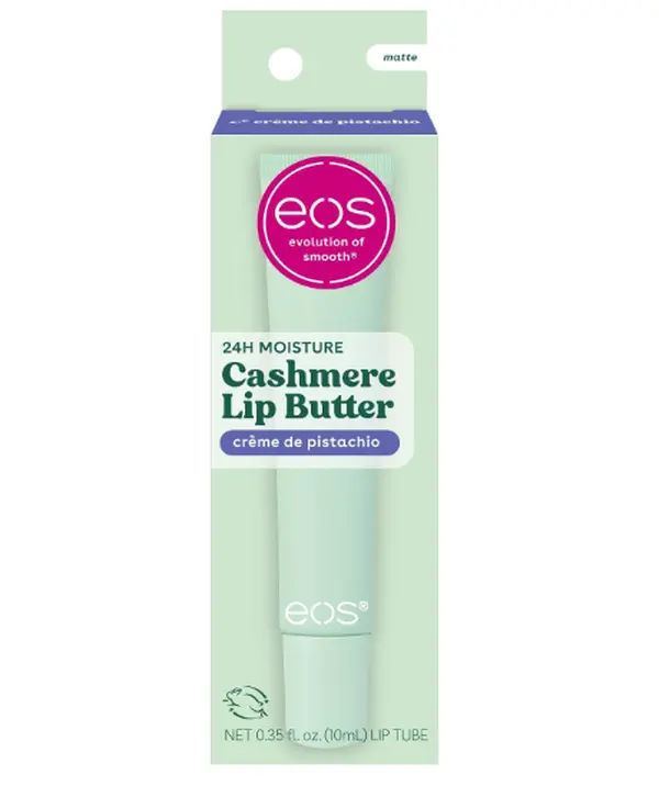 eos Crème de Pistachio Plumping Peptides & Shea Butter Lip Butter, 0.35 oz