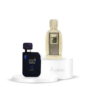 Oudlash bundle | Riiffs Fareed + Arabiyat Aristo | Men's Fragrance | 100 ML | Eau De Parfum | Cardamom - Pepper & Lavender