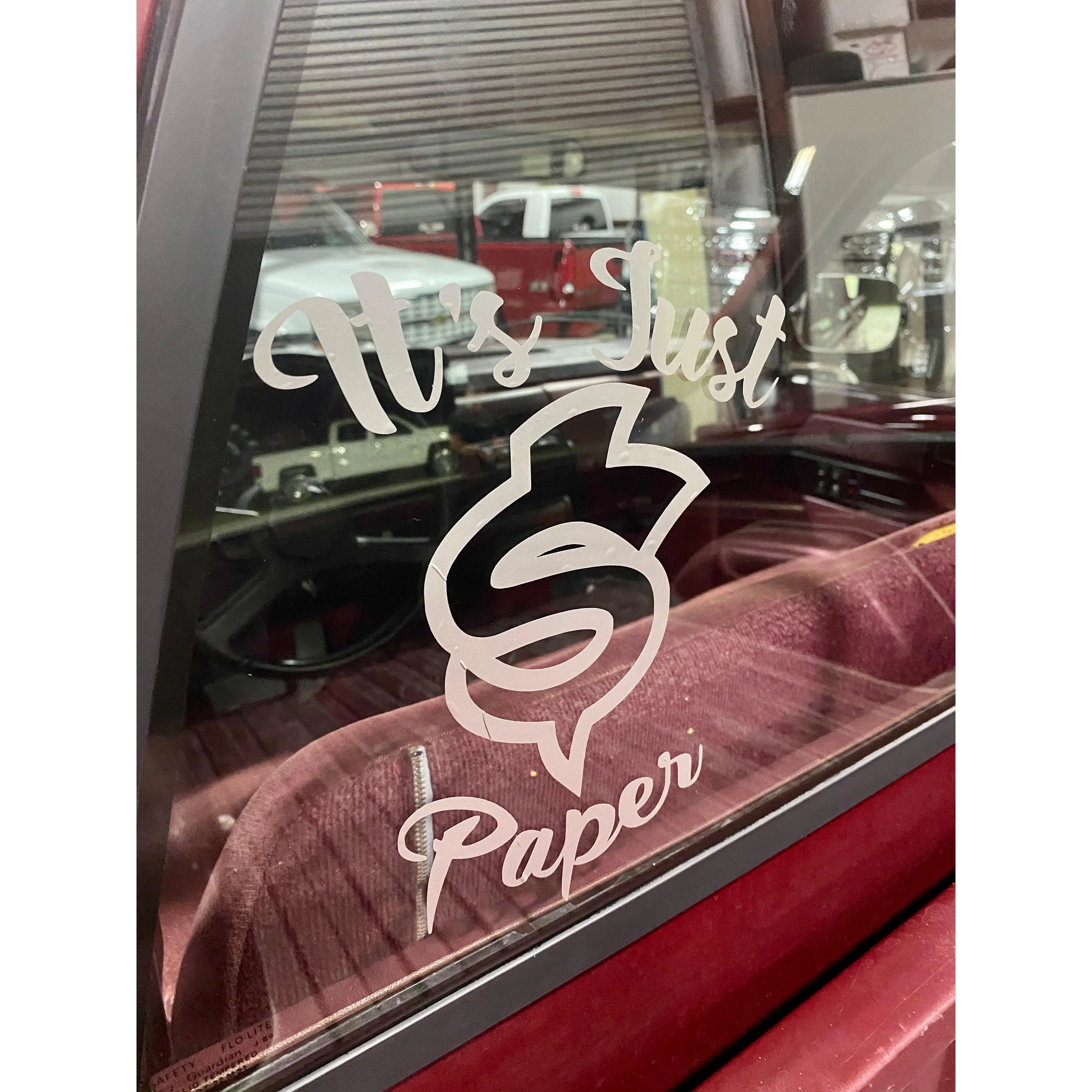 It’s Just Paper decal It’s Just Paper decal