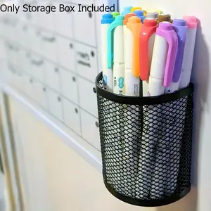 1pcs Semicircular Refrigerator Storage Basket, Multi-Purpose Pen Holder, Home Office Storage Box, Exquisite Craftsmanship Organizer