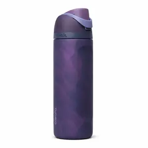 Owala Purple Water Bottle 24/32oz – Trendy Ombre Design, One-Touch Lid, All-Day Cold