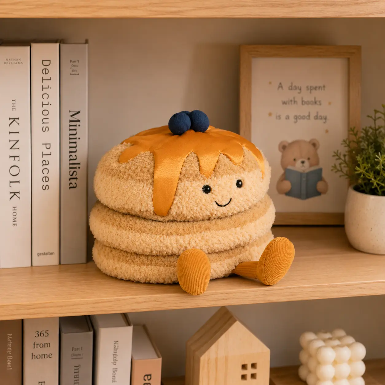 Jellycat Palmier Pastry Plush Toy – Adorable Amuseables Stuffed Dessert - Cozy Gift for Plush Lovers
