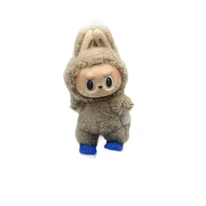 Labubu accessory croc slipper blue/pink