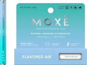 MOXE Natural Menthol Air Inhaler | Non Electric Long-Lasting Flavored Air Refreshing Support | Oral Fixation Menthol Essential Oils, Craving Relief